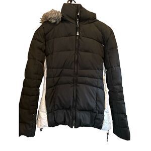 Calvin Klein Black and White Puffer Jacket